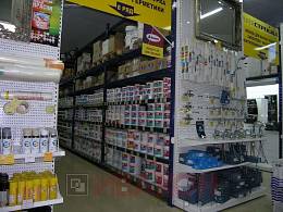Сеть строительных супермаркетов "Перестройка": стеллажи Cash&Carry, рулонные