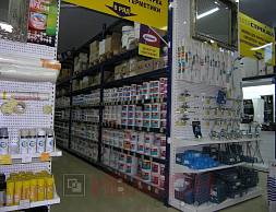 Сеть строительных супермаркетов "Перестройка": стеллажи Cash&Carry, рулонные